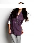 Longbluse lila