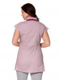 Longbluse mauve-pink