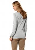 Longpullover grau