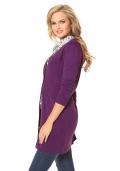 Longstrickjacke fuchsia Gr. 38