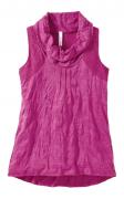 Longtop mit Spitze fuchsia