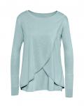 Luxus-2-in1-Pullover aqua