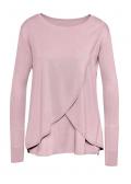 Luxus-2-in1-Pullover rosé