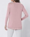 Luxus-2-in1-Pullover rosé