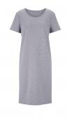 Luxus-Jerseykleid grau-melange