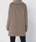 Luxus-Wollflausch-Lonjacke taupe