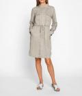 Lyocell-Blusenkleid helltaupe