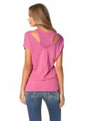 Marken-2-in-1 Shirt pink