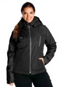 Marken-3-in-1-Funktionsjacke schwarz