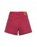 Marken-80's-MOM-Jeansshorts rot