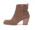 Marken-Ankle-Boots cognac