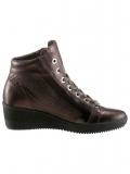 Marken-Ankle-Boots kupferfarben