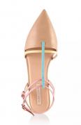 Marken-Ballerina beige-bunt