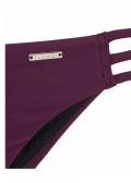 Marken-Bandeau-Bikini aubergine A/B-Cup