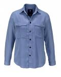 Marken-Bluse blau