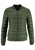 Marken-Bomberjacke khaki