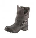 Marken-Boots anthrazit used