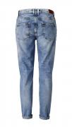 Marken-Boyfriend-Jeans blau