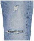 Marken-Boyfriend-Jeans blau