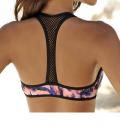 Marken-Bustierbikini schwarz-lobster C/D-Cup