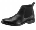 Marken-Chelsea-Boots schwarz