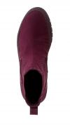 Marken-Chelseaboot mit Nieten merlot