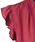 Marken-Chiffonkleid beere