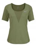 Marken-Damen-Dri-FIT-Laufshirt khaki