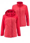 Marken-Damen-Funktionsjacke 3 in 1 rot