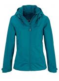 Marken-Damen-Funktionsjacke petrol