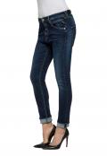 Marken-Damen-Jeans dunkelblau used