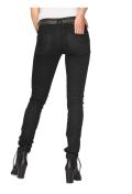 Marken-Damen-Jeans schwarz