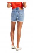 Marken-Damen-Jeansshorts hellblau