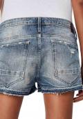 Marken-Damen-Jeansshorts light aged Gr. 27