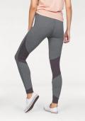 Marken-Damen-Leggings grau-melange