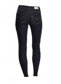 Marken-Damen-Stretchjeans dunkelblau