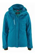 Marken-Daunenjacke blau