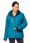 Marken-Daunenjacke blau