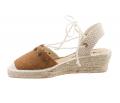 Marken-Espadrilles braun