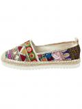 Marken-Espadrilles mit Pailletten bunt Gr. 38