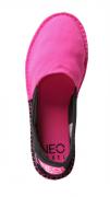 Marken-Espadrilles pink-schwarz