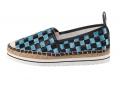 Marken-Espadrilles schwarz-blau