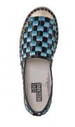 Marken-Espadrilles schwarz-blau