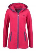 Marken-Fleecejacke pink