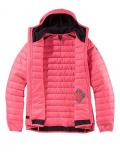 Marken-Funktions-Daunenjacke rosa