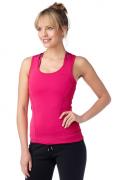 Marken-Funktions-Tanktop pink