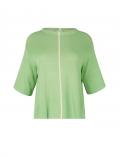 Marken-Halbarm-Pullover mint