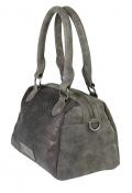 Marken-Handtasche grau-used