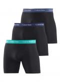 Marken-Herren-Boxer-3-er schwarz-blau