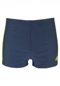 Marken-Herren-Boxerbadeshorts rauchblau